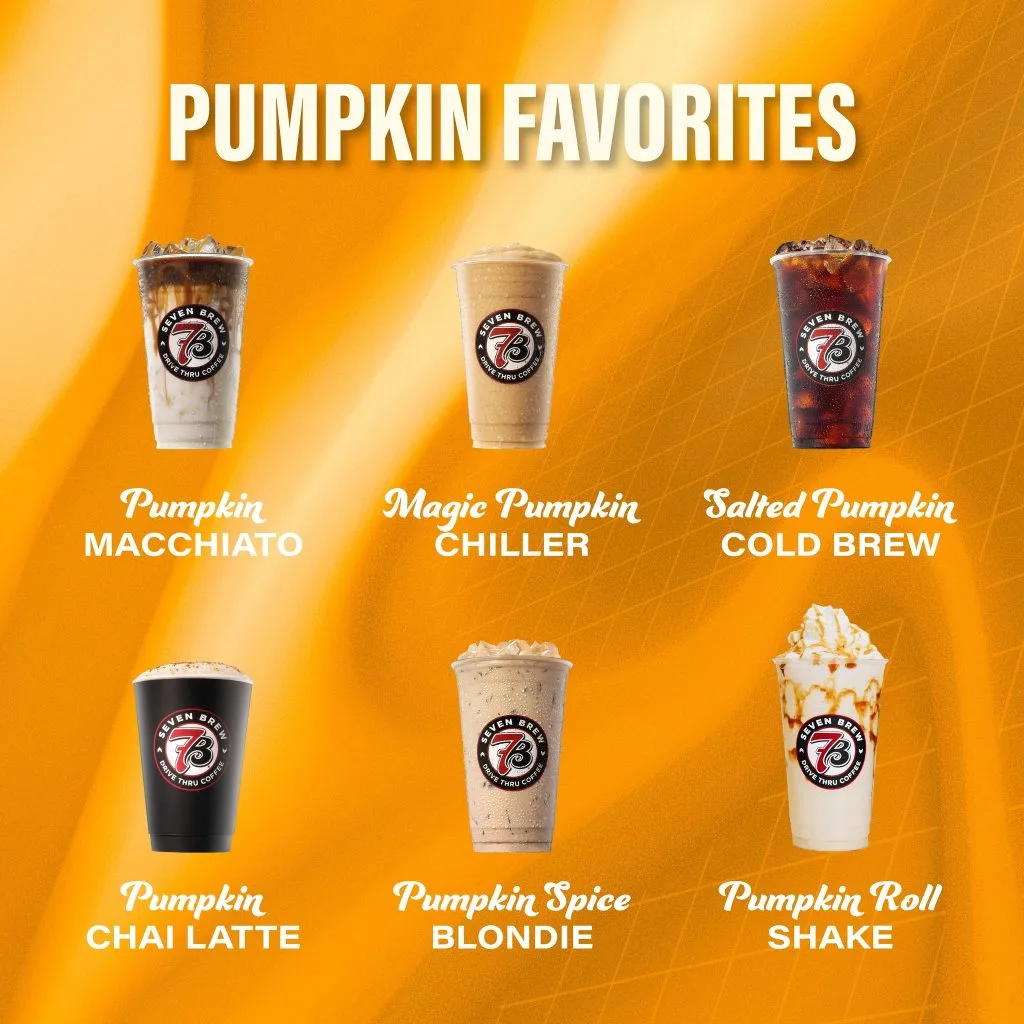 all 7 Brew Pumpkin Drinks