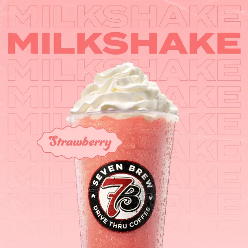 7 Brew Strawberry Milkshake