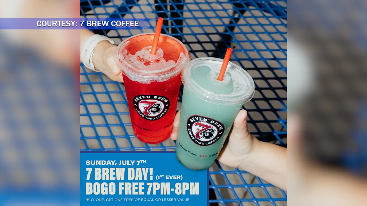 7 Brew Coffee offering BOGO deal